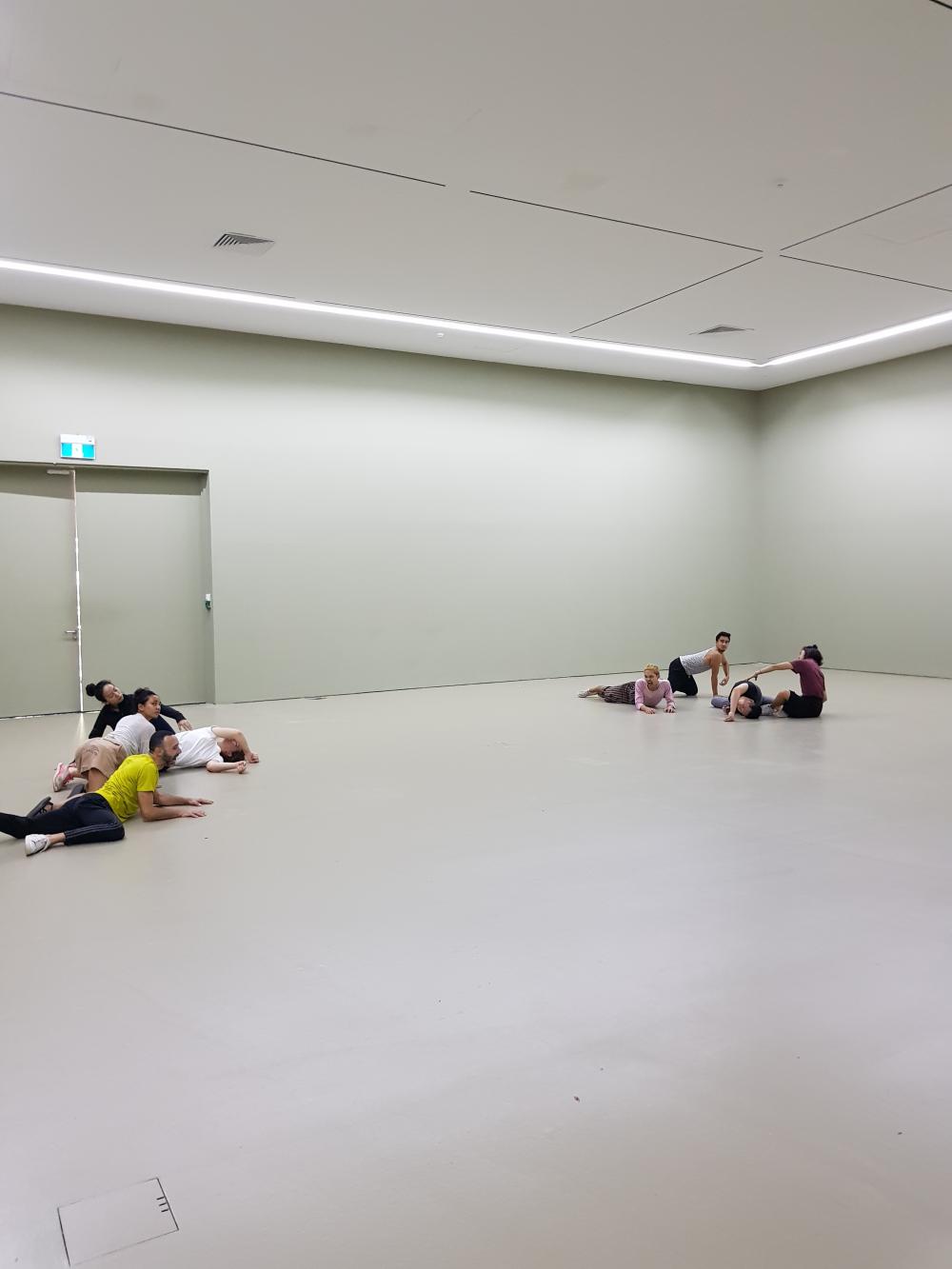 Alexandra Pirici: Re-Collection, performative exercise, 2018. CCA Singapore, 2018