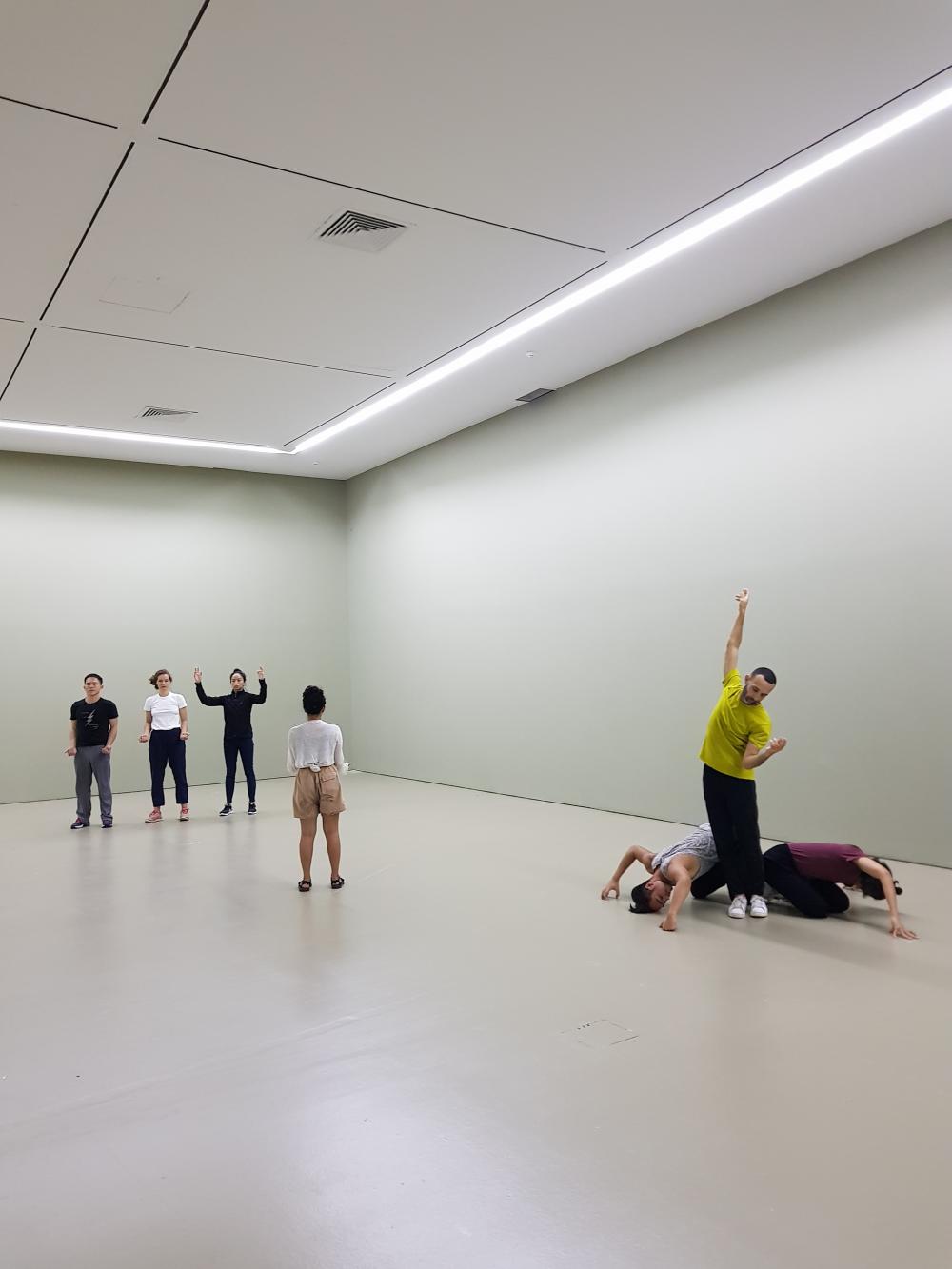 Alexandra Pirici: Re-Collection, performative exercise, 2018. CCA Singapore, 2018