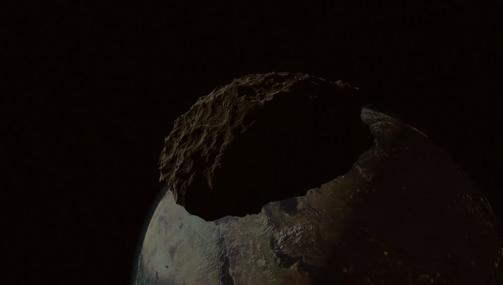 András Cséfalvay, Unknown Asteroid, 2017, stills from video-work